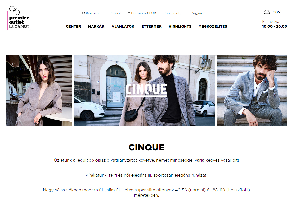 Cinque Premier Outlet