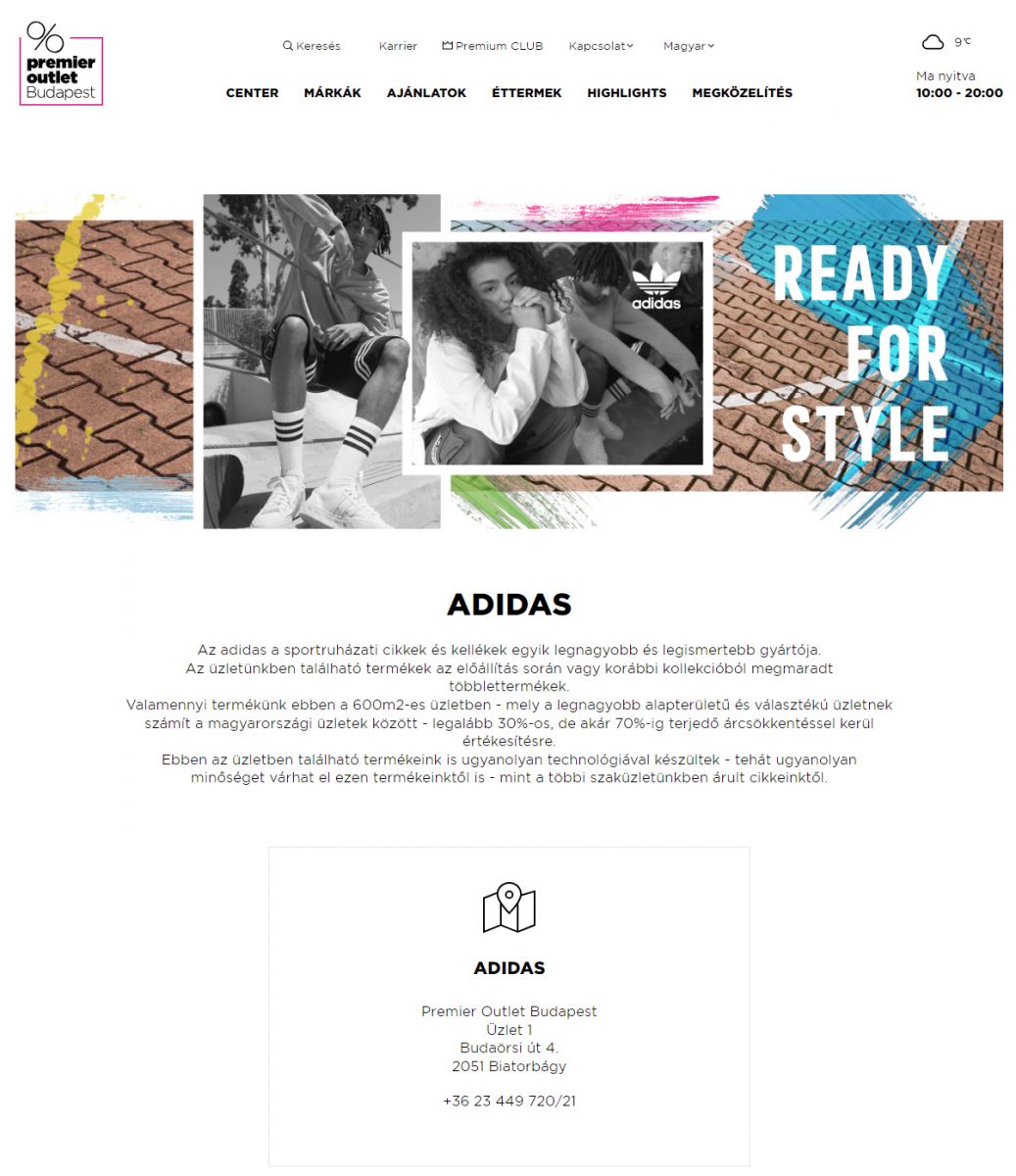 Adidas Premier Outlet