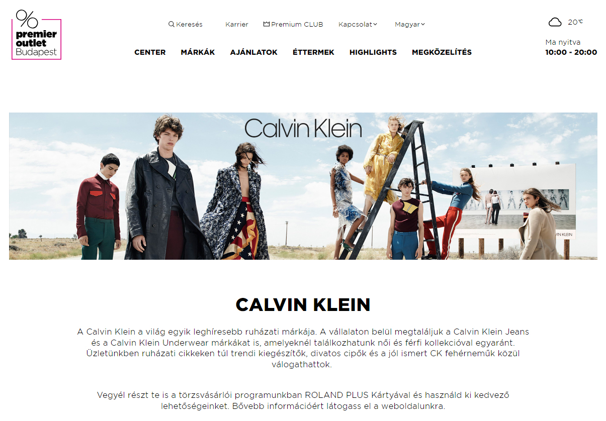 Calvin Klein Premier Outlet