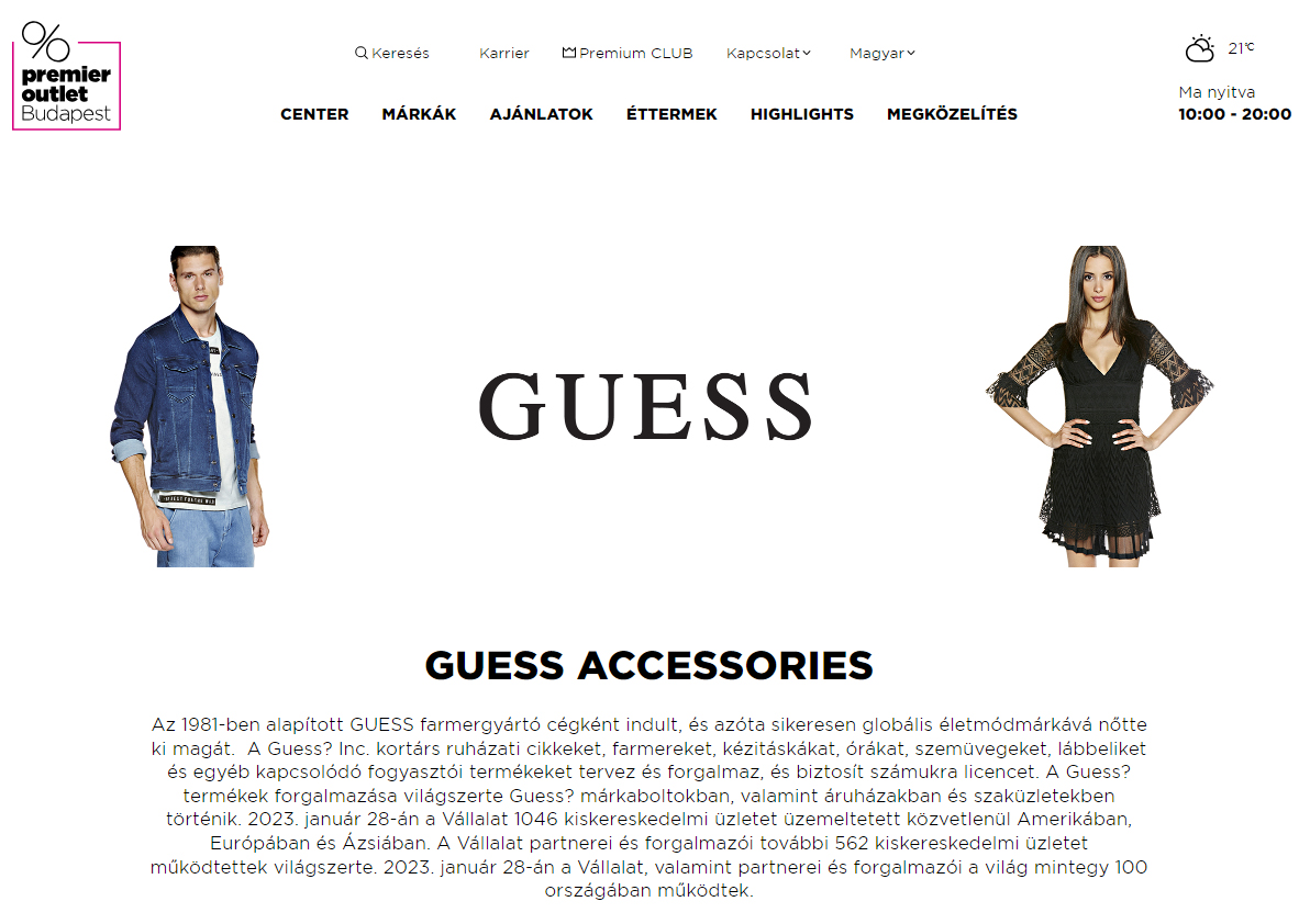Guess Accessories Premier Outlet